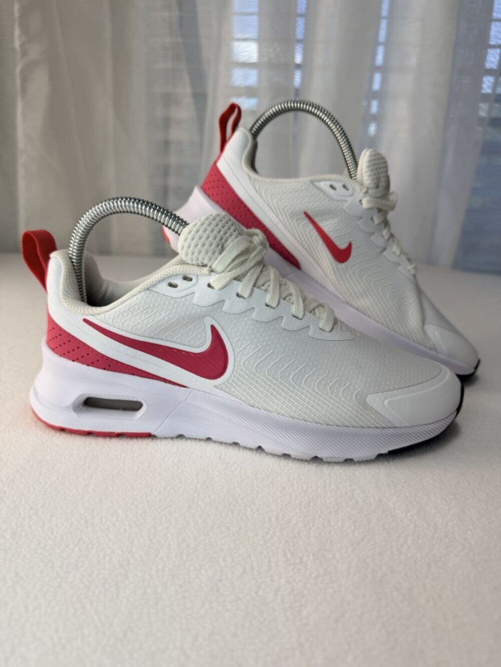Nike Air Max INTRLK Lite Women US 6.5 White Pink Running Athletic Sneakers Shoes - Picture 8 of 16